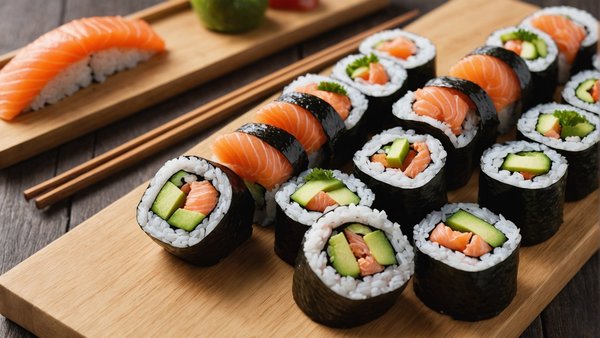 Maîtrisez l"art de réaliser des makis au saumon frais avec une délicieuse texture croustillante !