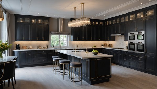 Cuisines haut de gamme à Paris : fusion d'art et de design